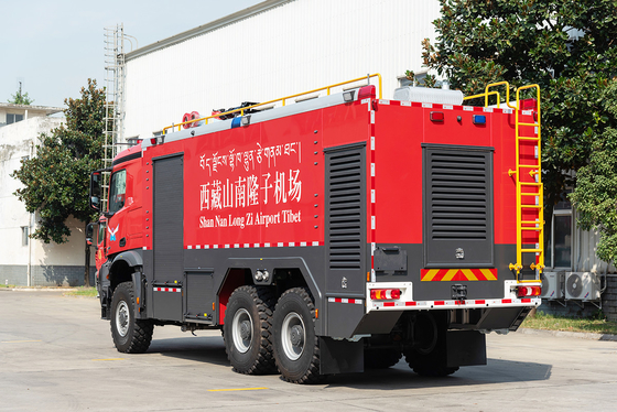 메르세데스-벤츠 공항 소방 트럭 Arfff 차량 가격 특수 차량 중국 공장