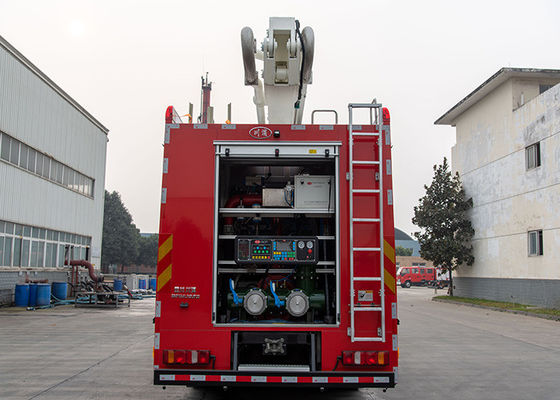 펌프 &amp; 모니터와 트럭과 싸우는 시노트루크 HOWO 20m 저수탑 화재